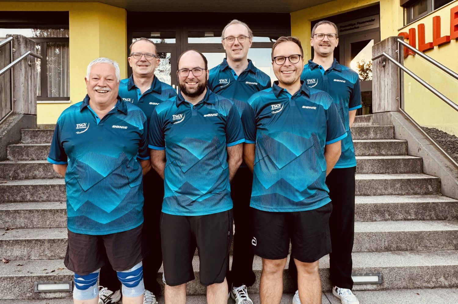 vlnr: Günter Maier, Ingolf Voigt, Jonas Fink, Michael Spahr, Dominik Hilpert, Daniel Scheurer